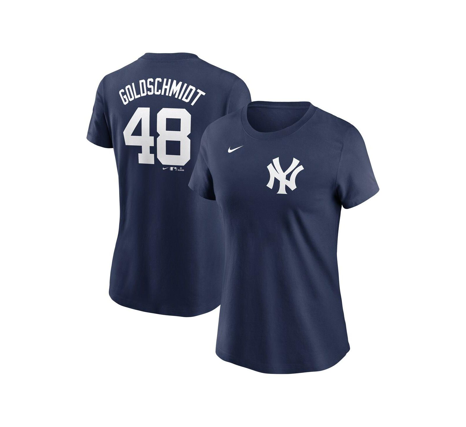 Nike Women's Paul Goldschmidt Navy New York Yankees Fuse Name & Number T-Shirt
