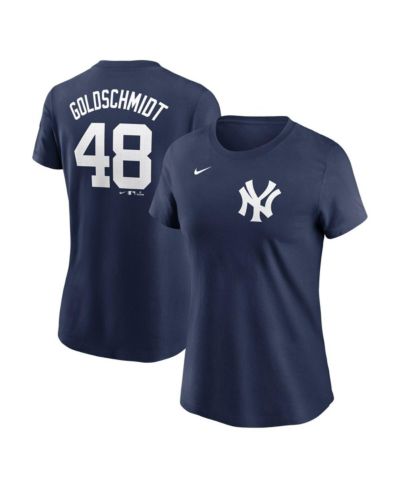 Женская футболка Nike Paul Goldschmidt Navy New York Yankees Fuse Name & Number