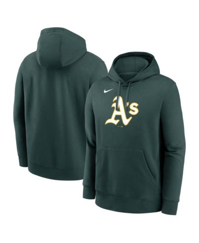 Мужская толстовка Nike Green Athletics Logo Club Fleece Pullover Hoodie