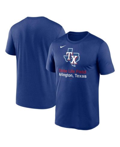 Мужская футболка Nike Royal Texas Rangers Stadium Legend Performance