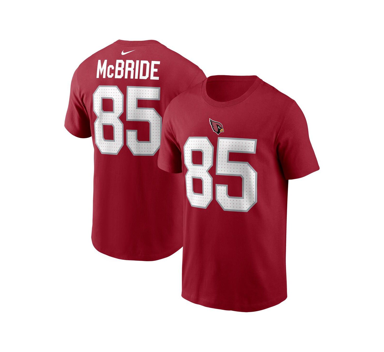 Мужская футболка Nike Men's Trey McBride Cardinal Arizona Cardinals Name & Number