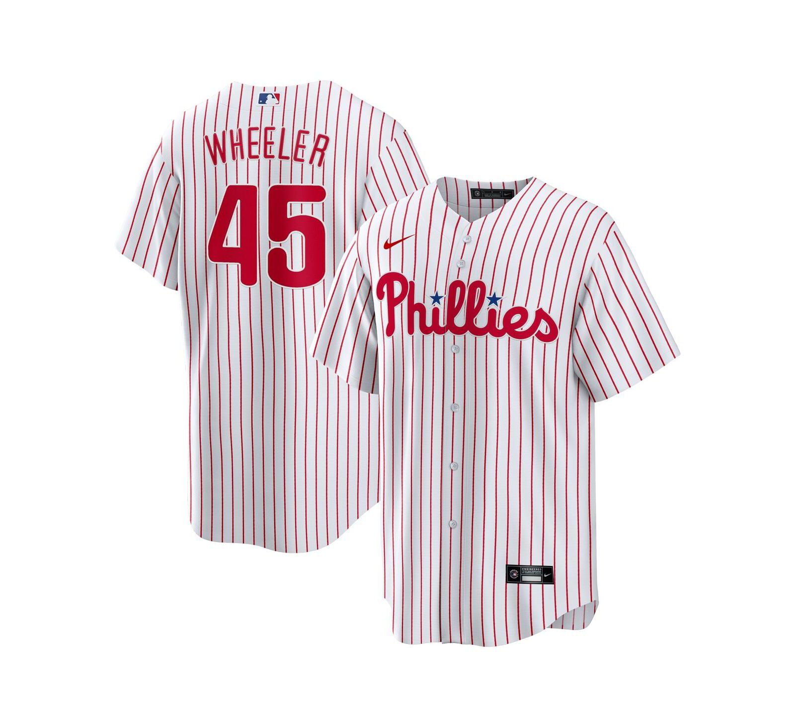 Nike Мужская джерси Nike Zack Wheeler White Philadelphia Phillies Home Replica
