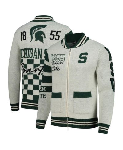Мужской и женский джемпер Colosseum Michigan State Spartans Wild Collective Jacquard