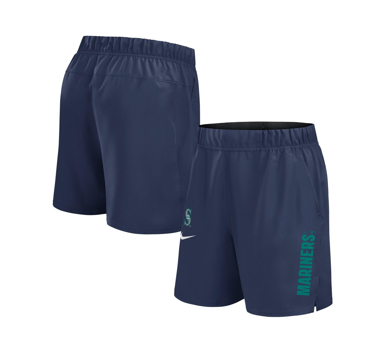 Nike Men's Navy Seattle Mariners Woven Victory Performance Shorts