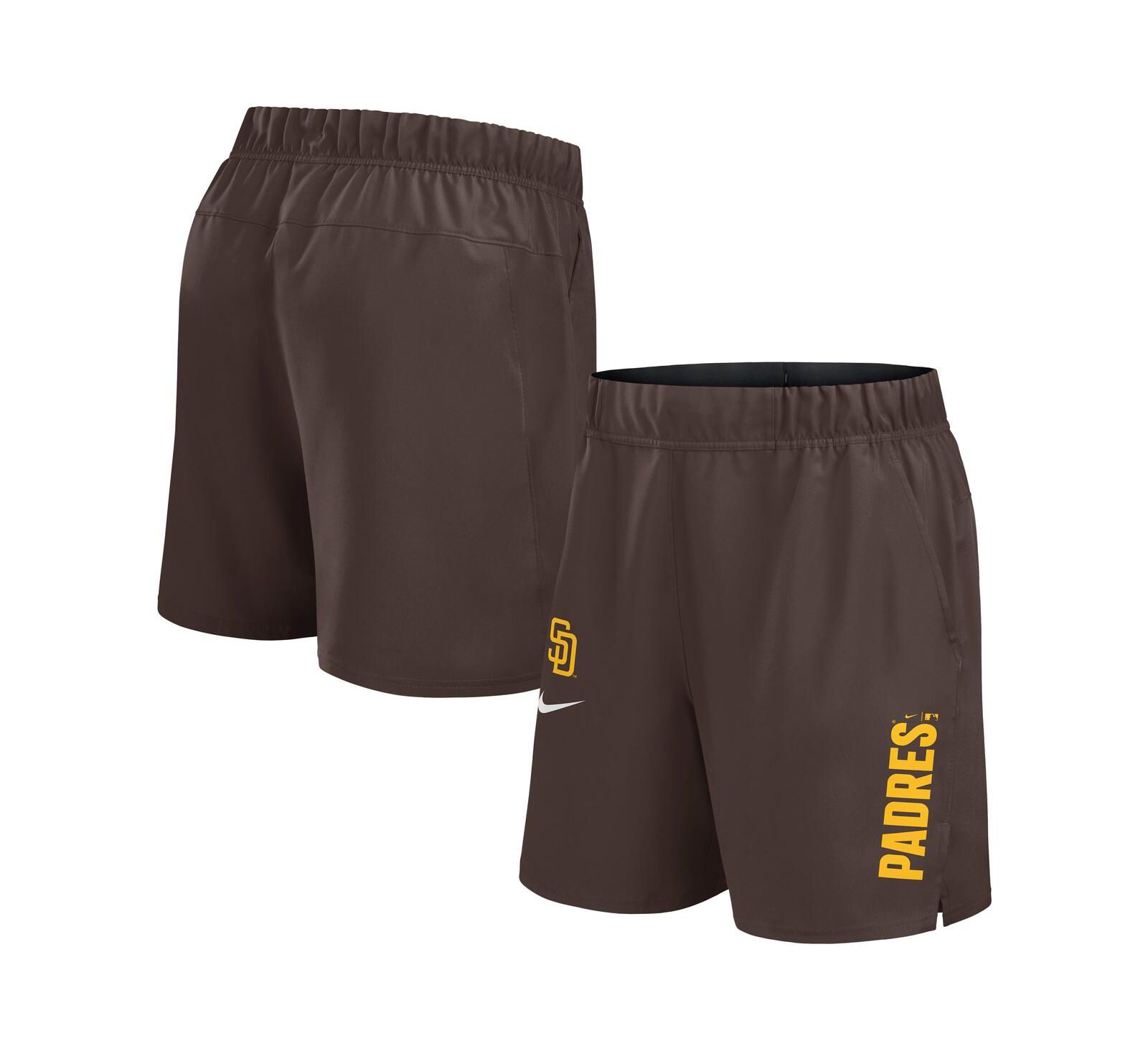 Nike Men's Brown San Diego Padres Woven Victory Performance Shorts