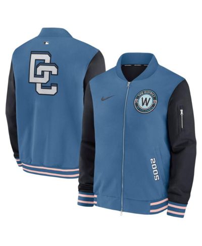 Мужская куртка Nike Washington Nationals 2025 City Connect Authentic Collection Full-Zip Dugout Bomber