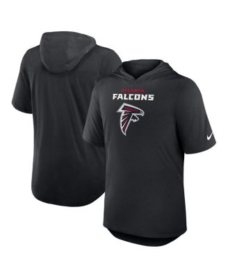 Nike Men's Black Atlanta Falcons Lockup Tri-Blend Hoodie T-Shirt