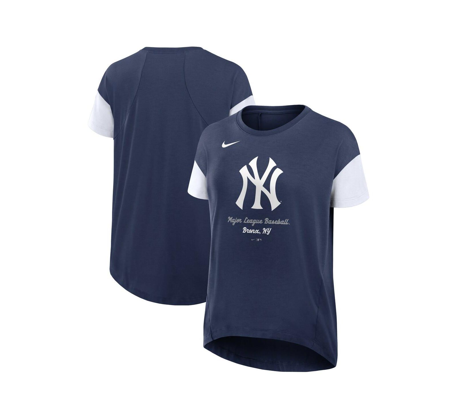 Nike Женская модная футболка с принтом New York Yankees