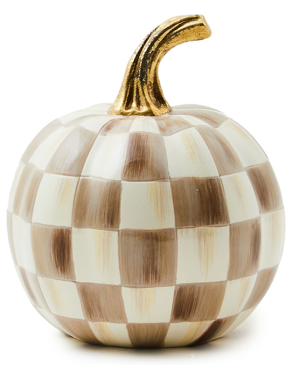 Мини-тыква MacKenzie-Childs Mocha Check