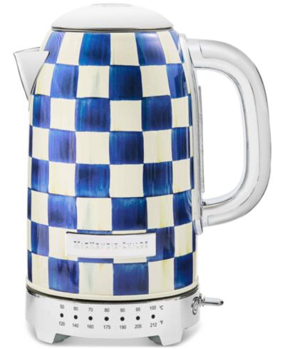 MacKenzie-Childs Royal Check Electric Kettle