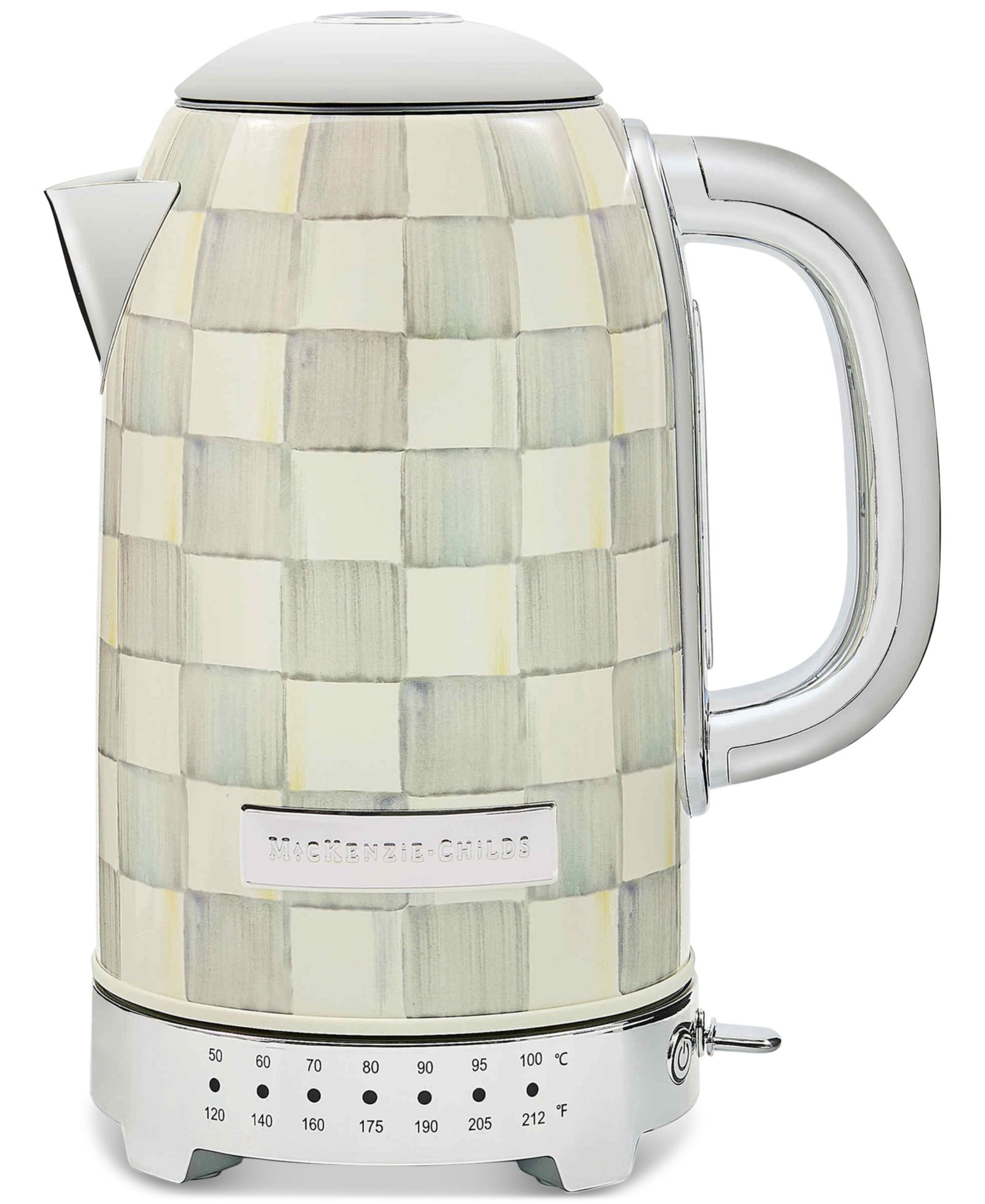 MacKenzie-Childs Sterling Check Electric Kettle