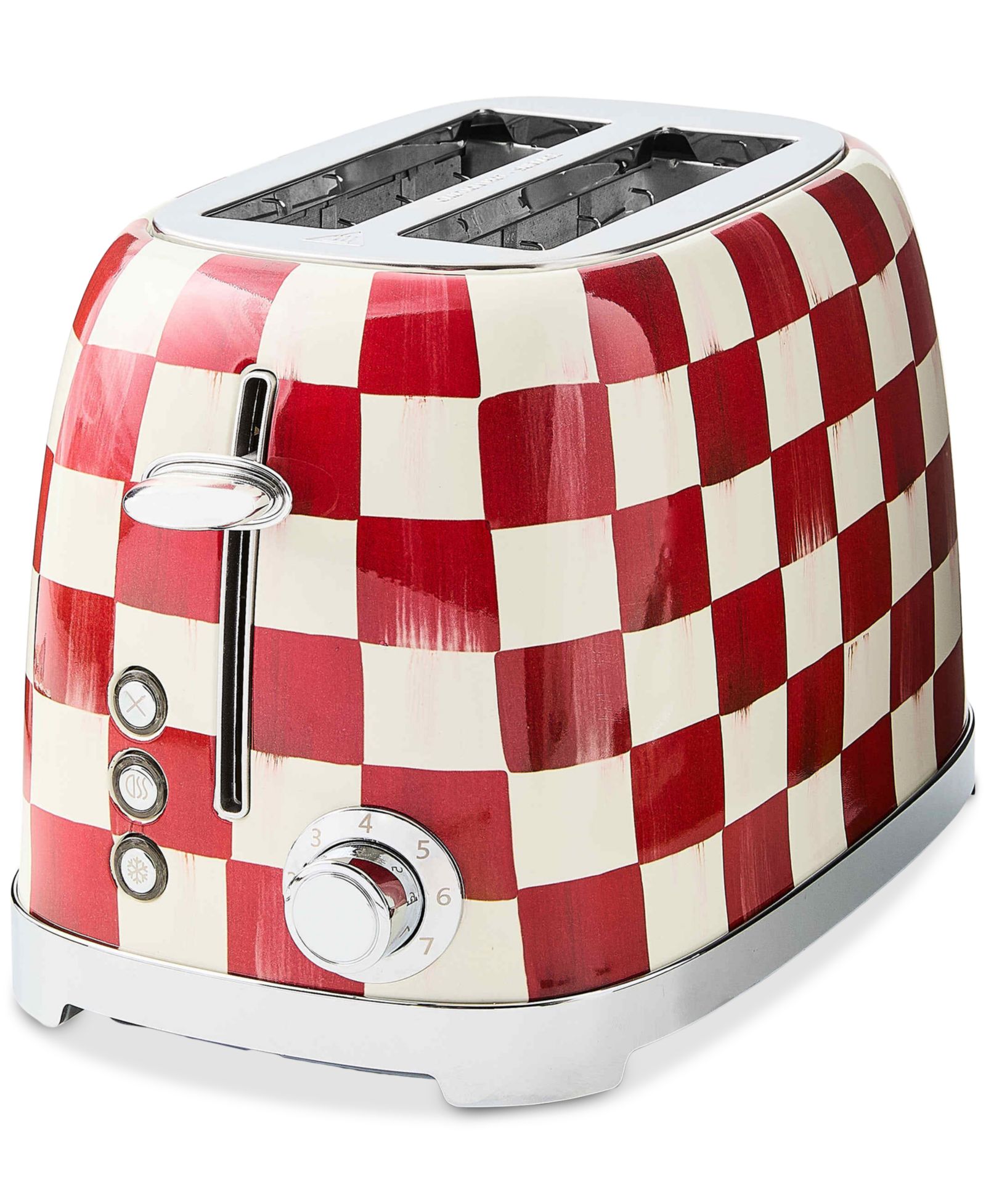 Тостер MacKenzie-Childs Cherry Check 2-Slice