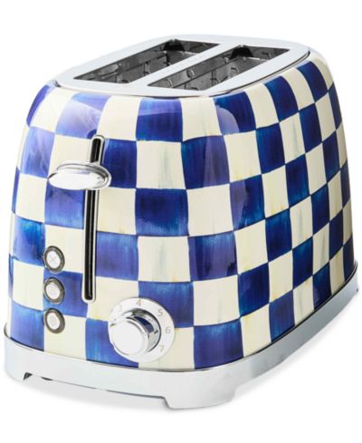 MacKenzie-Childs Royal Check 2-Slice Toaster