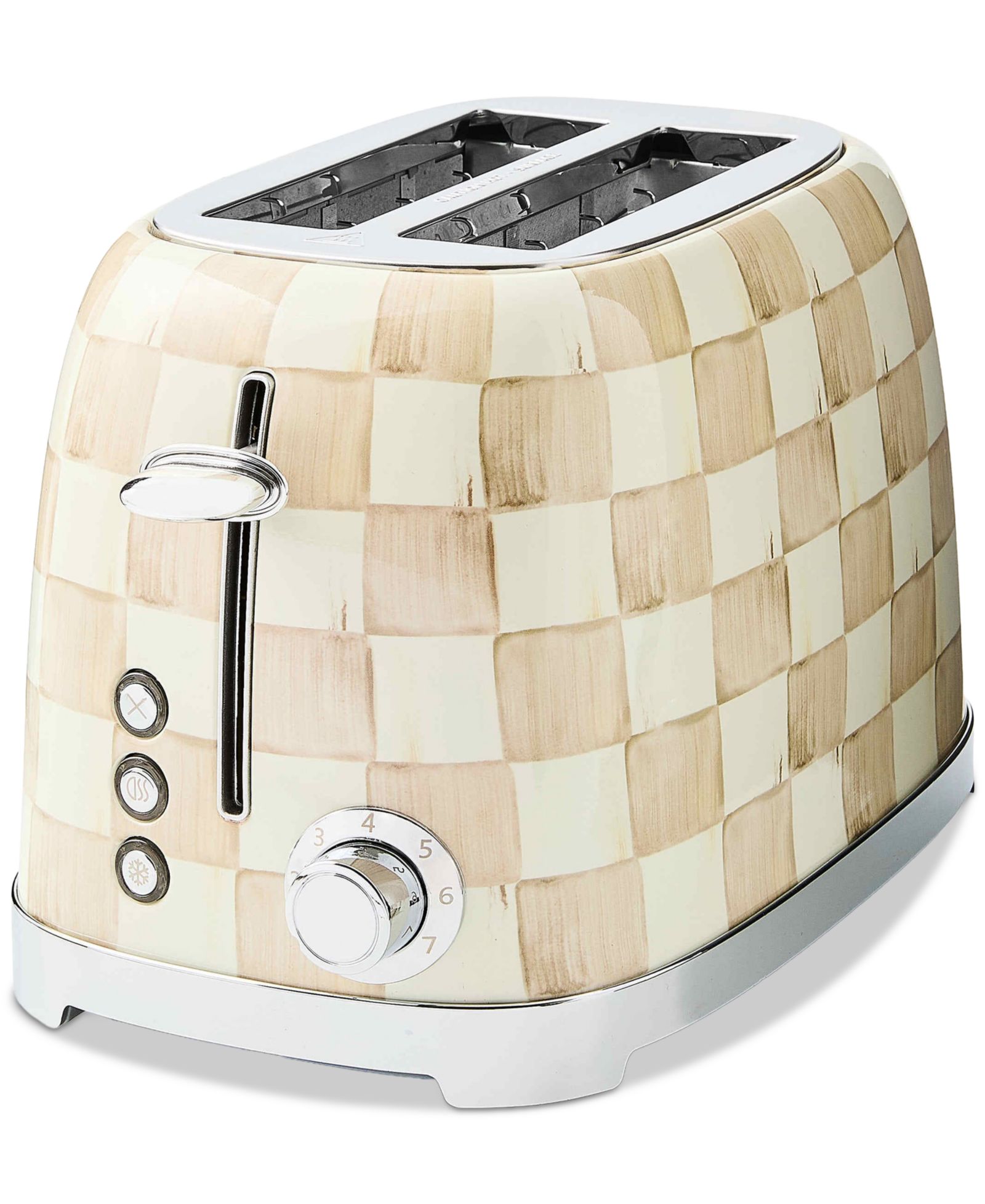 Тостер MacKenzie-Childs Mocha Check, 2-Slice