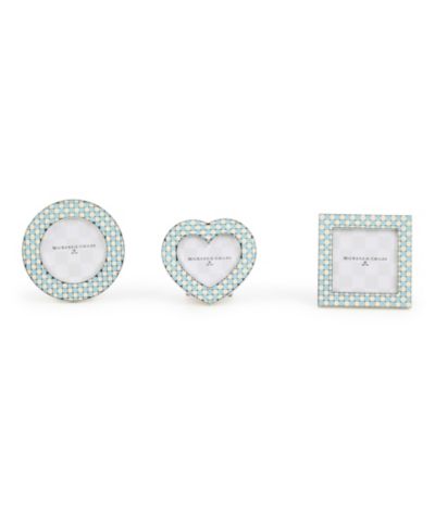 Набор рамок MacKenzie-Childs Celebrate Baby Blue Assorted, 3 штуки