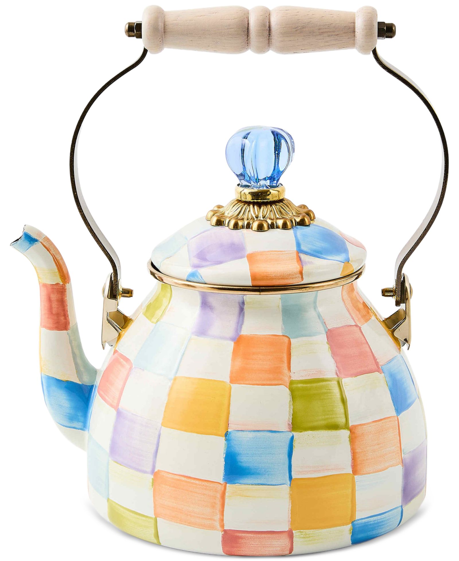 Чайник MacKenzie-Childs Confetti Check 2-Quart