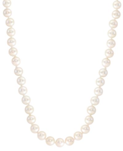 EFFY® Cultured Akoya Pearl (6mm) Strand 18" Collar Necklace