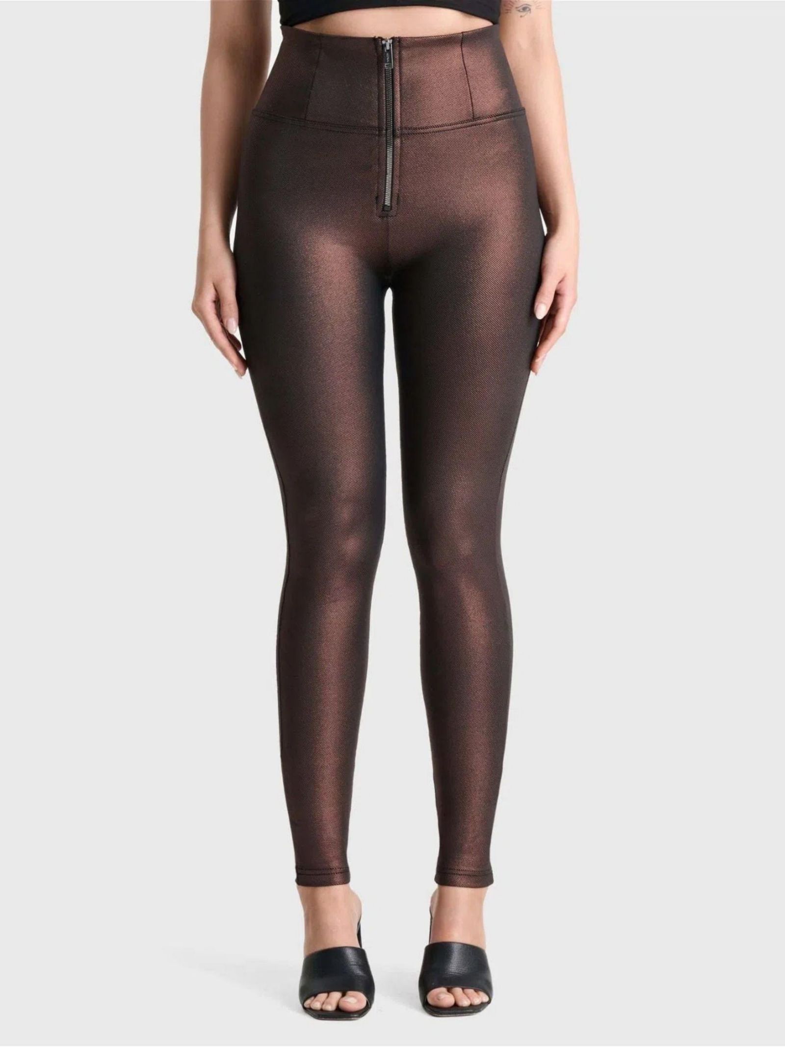 Freddy женские брюки Metallic High-Rise Sculpting Skinny