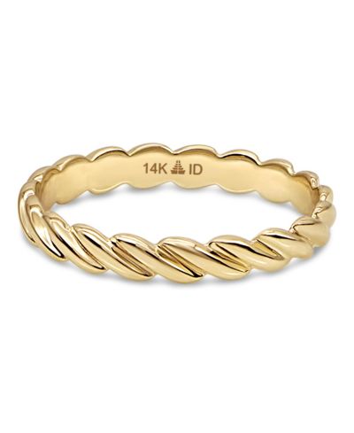 Devata Кольцо из 14K золота Twisted Rope