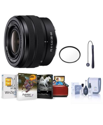 Sony FE 28-60mm f/4-5.6 Autofocus Lens Bundle for Sony E-Mount