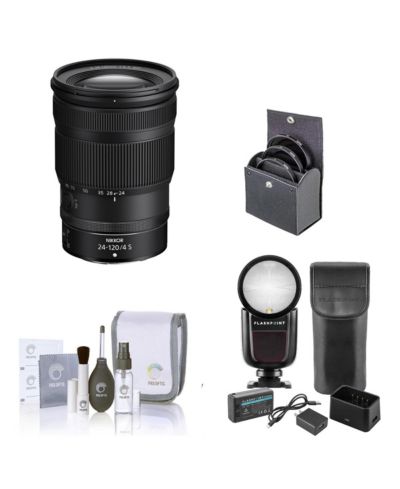Nikon NIKKOR Z 24-120mm f/4 S Lens with Zoom Li-on X R2 TTL Flash Kit