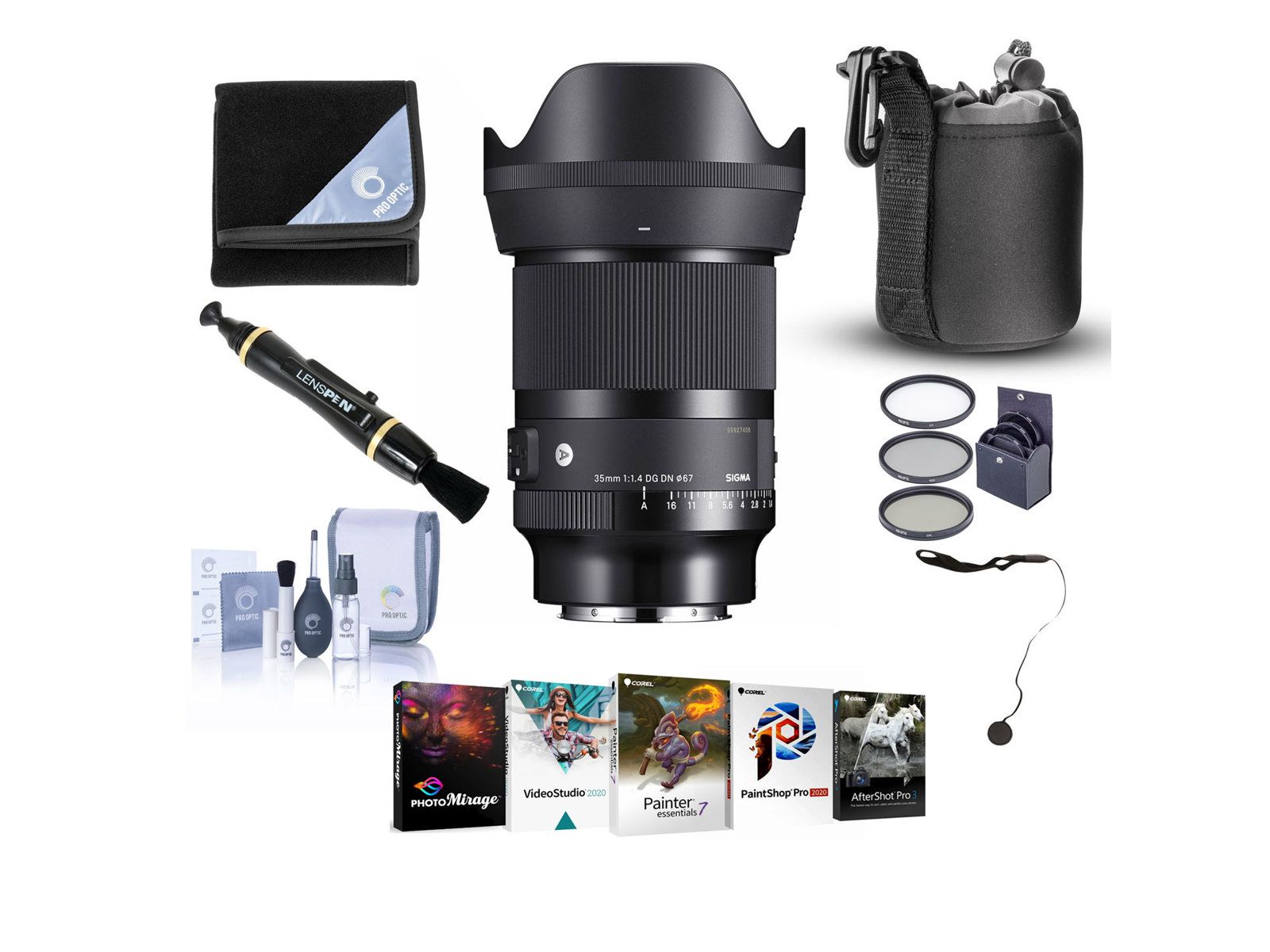 Sigma AF 35mm f/1.4 DG DN ART Lens for L Mount w/PC Software  Acc Kit