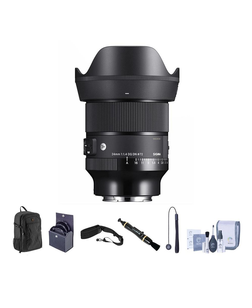 Sigma 24mm f/1.4 DG DN Art Lens for Sony E with Premium Bundle