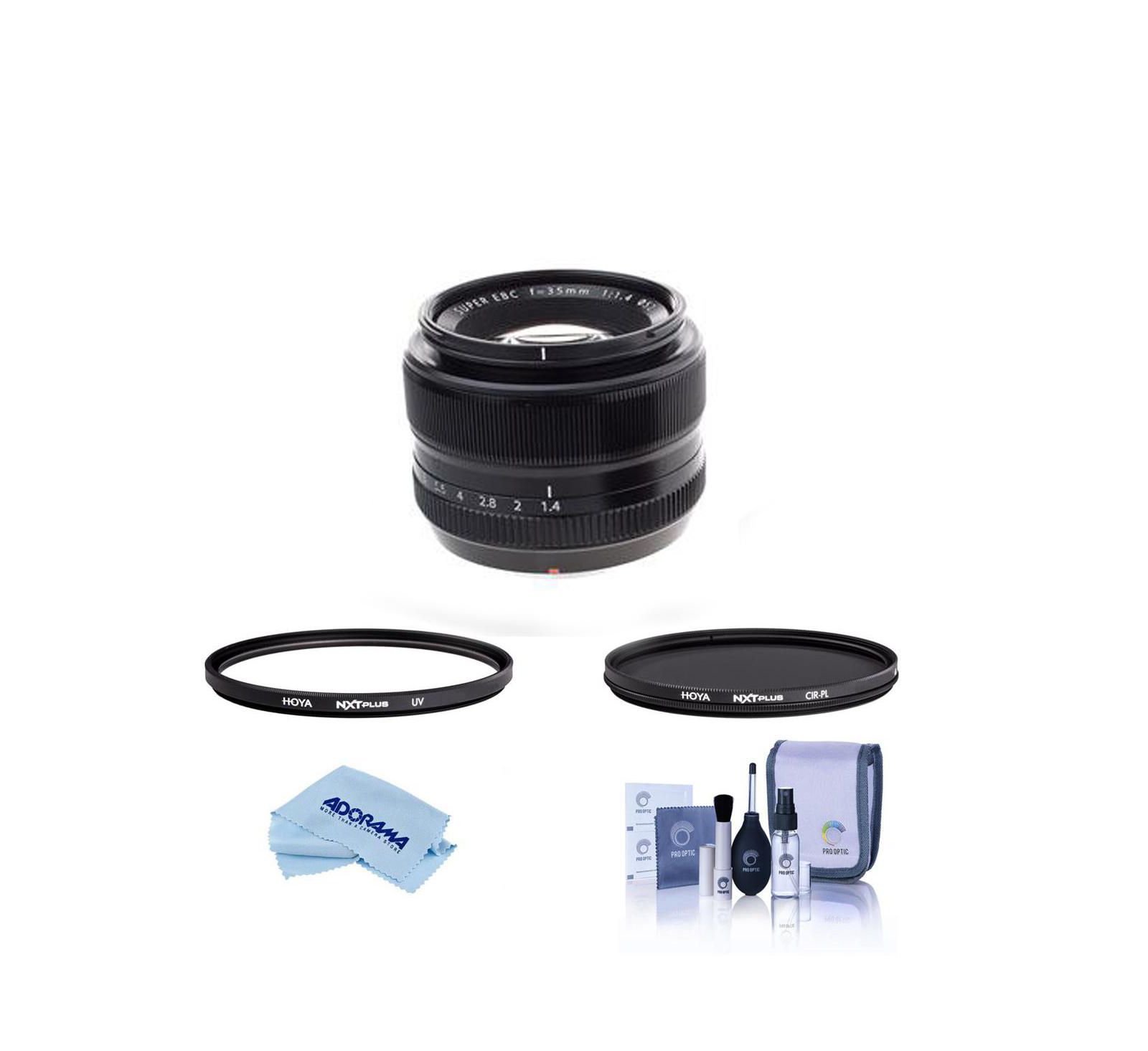Fujifilm Xf 35mm f/1.4 R Lightweight Lens Bundle for Fujifilm X-Series Cameras