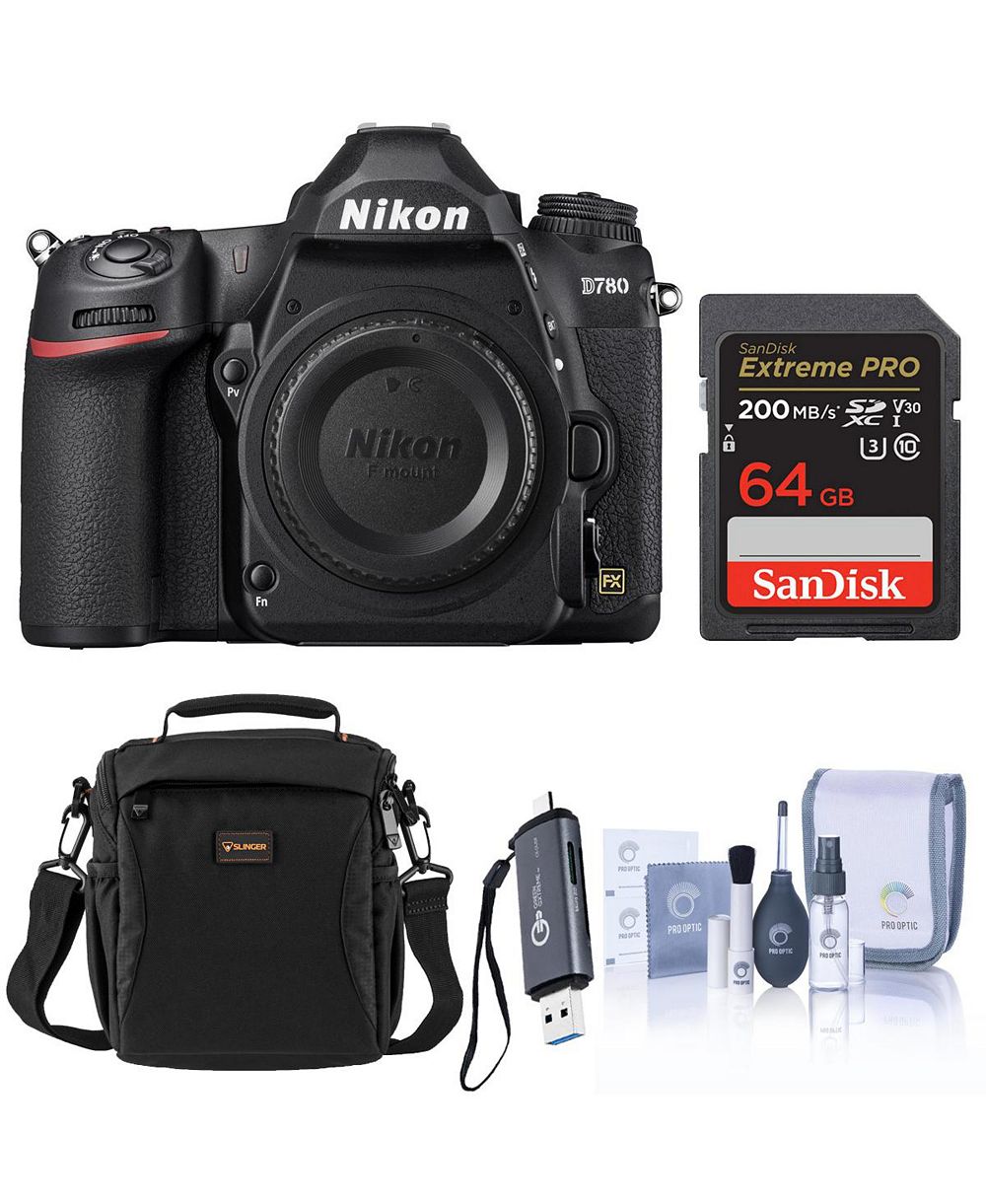 Nikon D780 FX-Format DSLR Camera, Bundle with Included Value