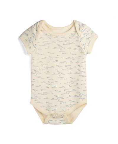 Mightly Baby Fair Trade Organic Cotton Short-Sleeve Bodysuit