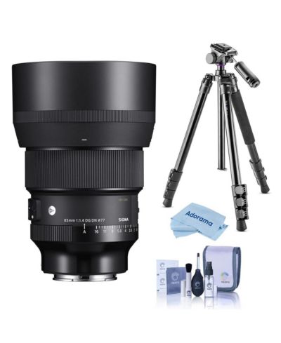 Объектив Sigma 85mm f/1.4 DG DN ART для Sony E с штативом Takama и набором для чистки
