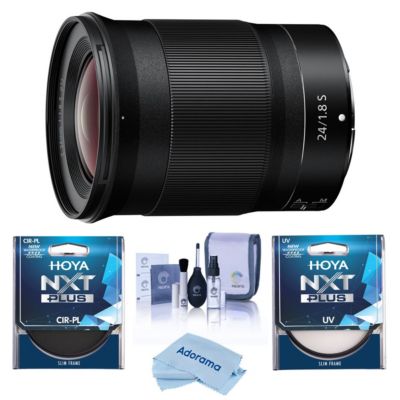 Объектив Nikon NIKKOR Z 24mm f/1.8 S в комплекте с фильтрами Tiffen 72mm UV и CPL