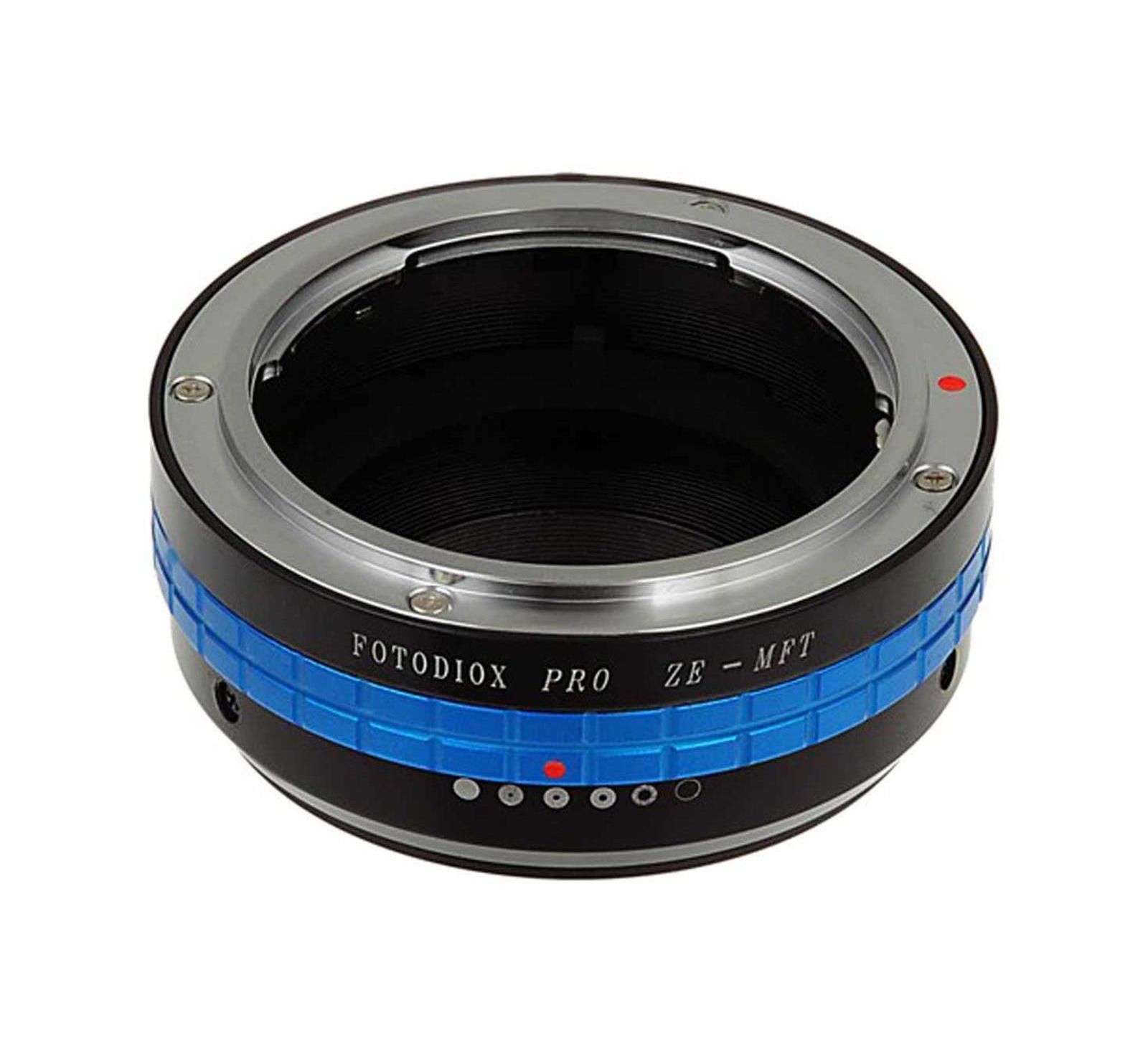 Fotodiox Pro ZE-MFT Aperture Control Dial Mount Adapter for Mamiya ZE Lens to Micro Four Thirds Mirrorless Camera