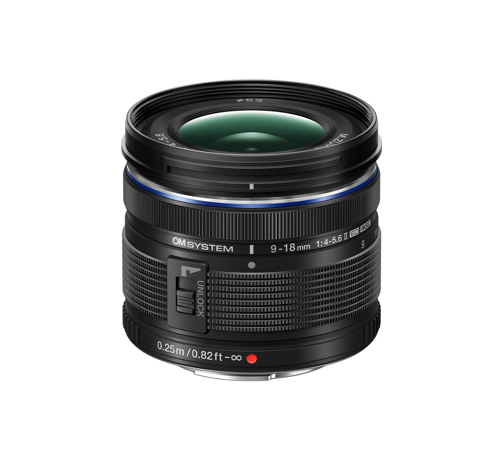 Объектив OM SYSTEM M.Zuiko Digital ED 9-18mm f/4.0-5.6 II