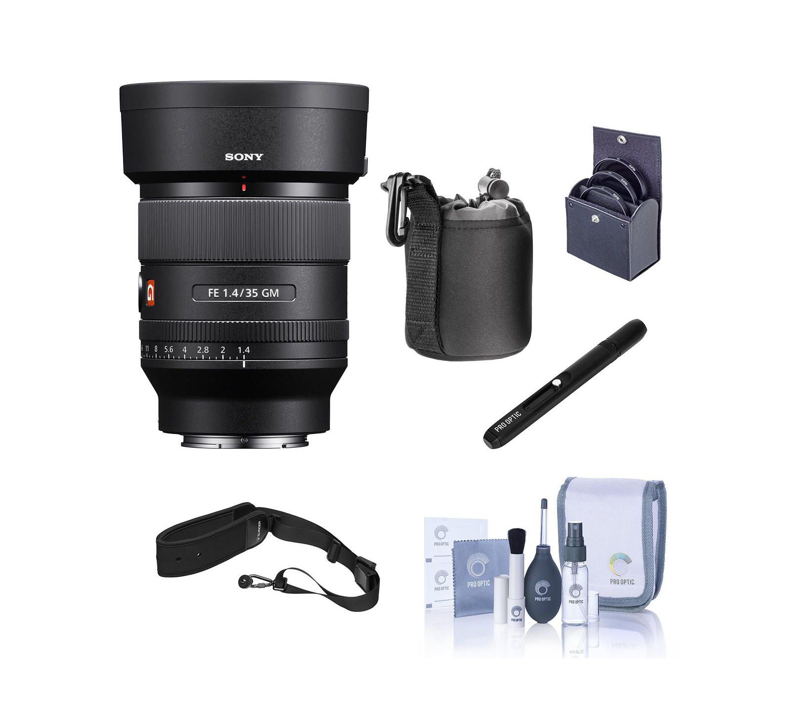 Sony FE 35mm f/1.4 GM Lens with Accessories Kit