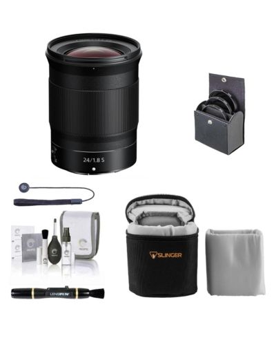 Объектив Nikon NIKKOR Z 24mm f/1.8 S, комплект с фильтром ProOptic 72mm, мягким чехлом, очистителем и набором для чистки