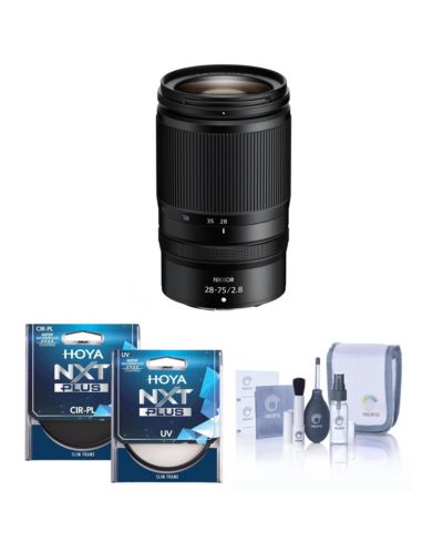Nikon NIKKOR Z 28-75mm f/2.8 Lens, Bundle with Tiffen 67mm UV  CPL Filters