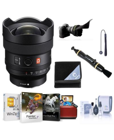 Объектив Sony FE 14mm f/1.8 GM Prime, комплект с блендой, очистителем и набором для ухода