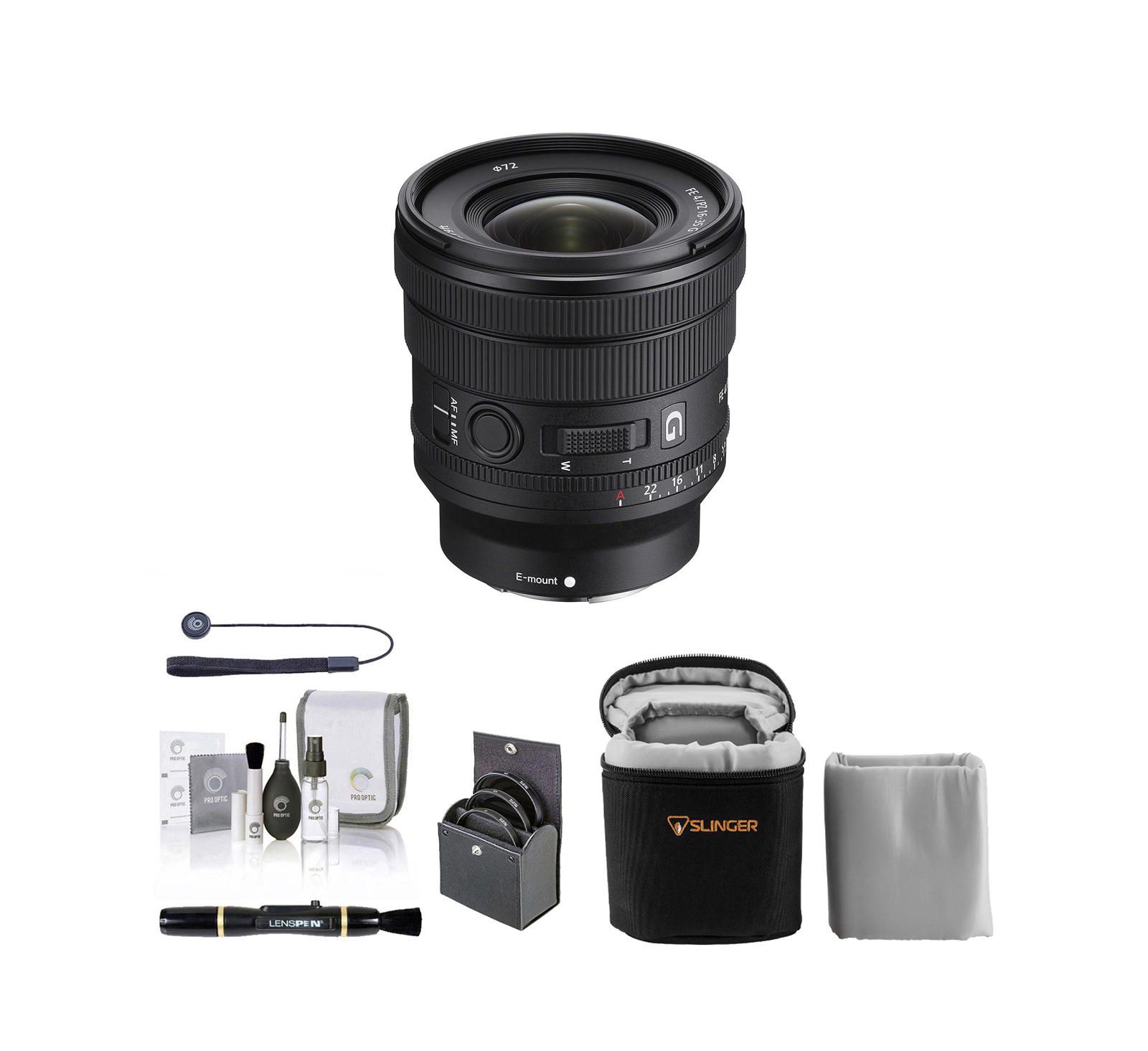 Sony FE PZ 16-35mm f/4 G Wide-Angle Power Zoom Lightweight Lens for Sony E-Mount