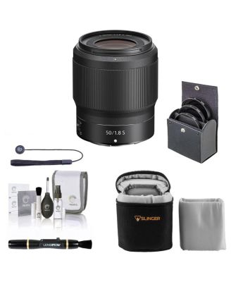 Объектив Nikon NIKKOR Z 50mm f/1.8 S Lens с комплектом фильтров ProOptic 62mm UV, поляризационного фильтра и чехла