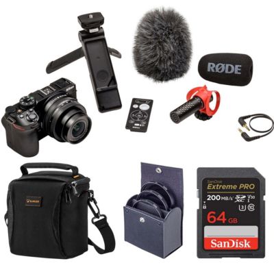 Nikon Z 30 комплект создателя беззеркальной камеры, комплект с картой памяти 64 ГБ, сумкой на плечо, набором фильтров 46 мм
