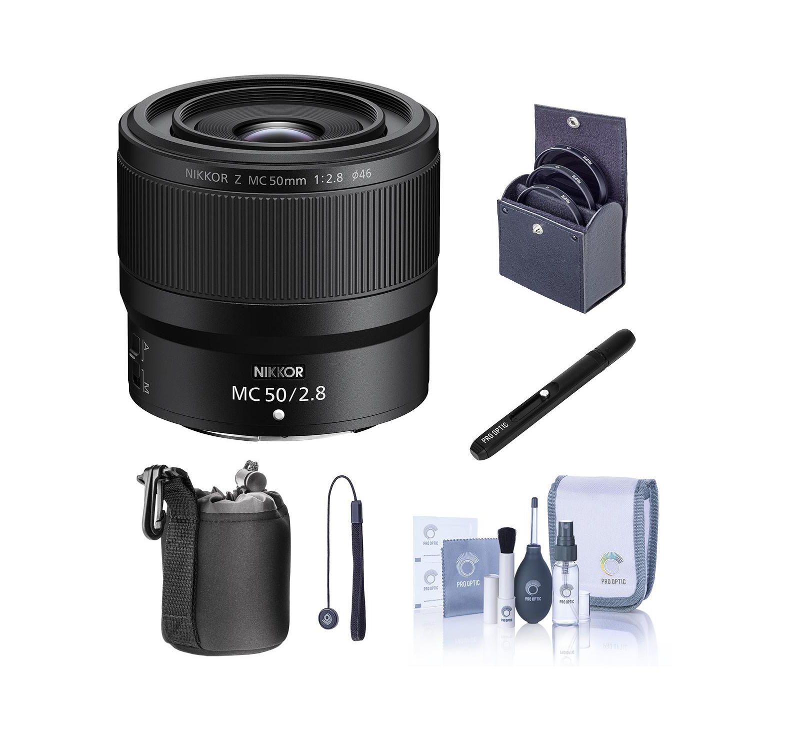 Nikon NIKKOR Z MC 50mm f/2.8 объектив с набором аксессуаров