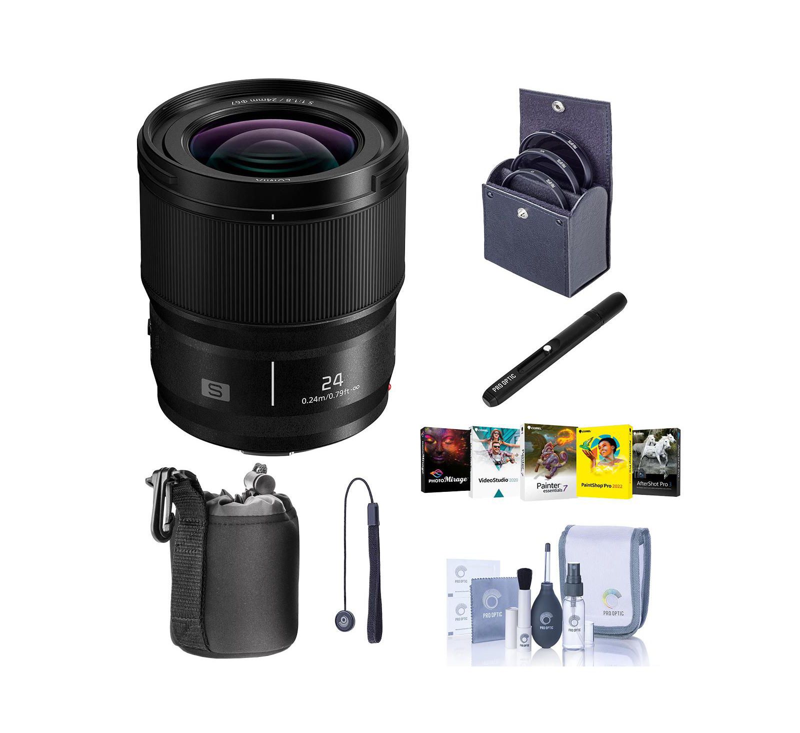 Panasonic Lumix S 24mm f/1.8 Wide-Angle Lens [Compatible with L Mount]