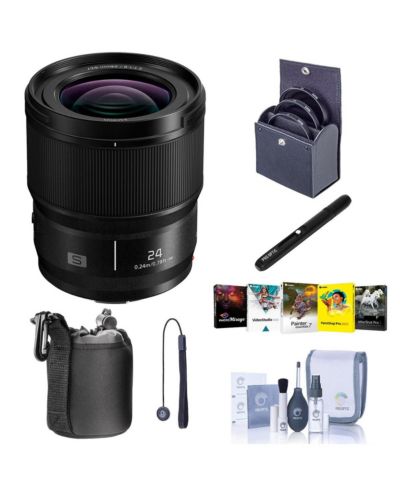 Panasonic Lumix S 24mm f/1.8 Wide-Angle Lens [Compatible with L Mount]
