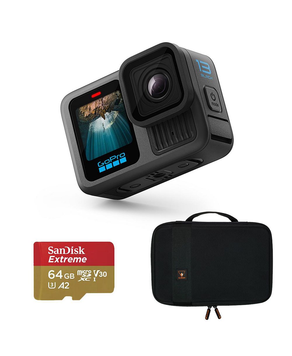 GoPro HERO13 Black Camera, Bundle EVA Case