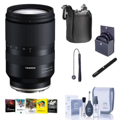 Tamron 17-70mm f/2.8 Di III-A VC RXD Sony E Lens w/PC Software,67mm Filters