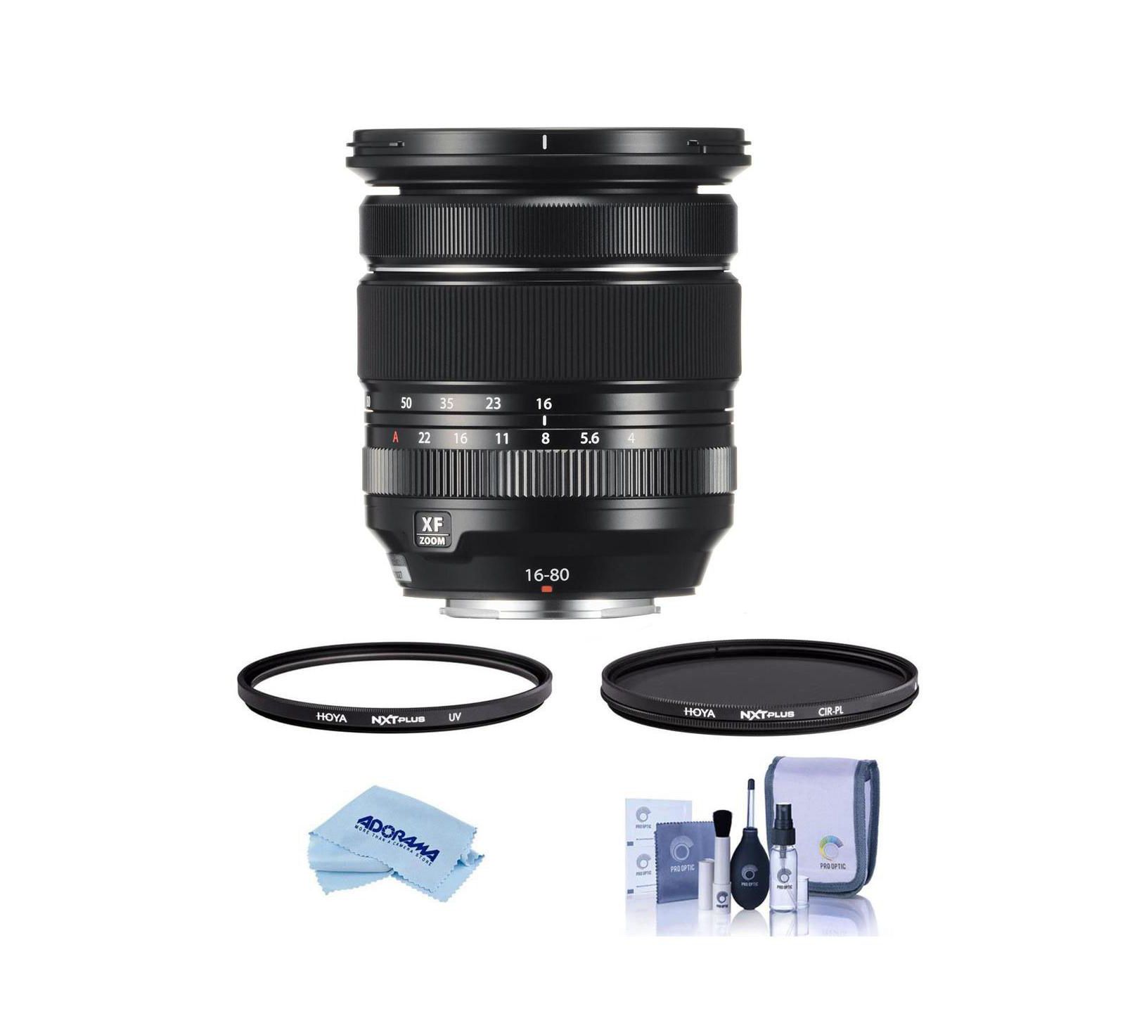 Объектив Fujifilm XF 16-80mm f/4.0 R OIS WR с фильтрами Tiffen 72mm UV и CPL