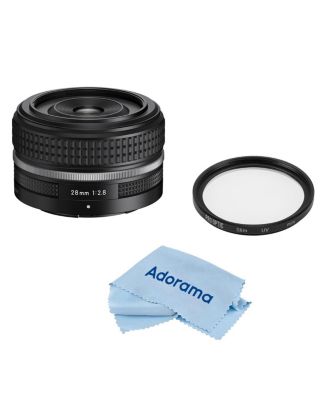 Объектив Nikon NIKKOR Z 28mm f/2.8 Special Edition, комплект с многопросветительным UV-фильтром ProOptic Pro Digital 52 мм, салфетка для чистки