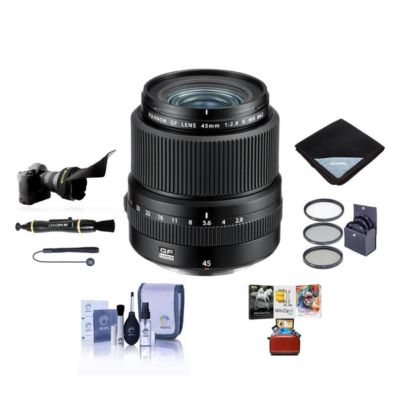 Fujifilm GF 45mm f/2.8 R WR объектив с комплектом фильтров ProOptic 62mm