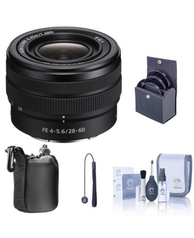 Объектив Sony FE 28-60mm f/4-5.6, комплект с фильтром 40.5mm, чехлом, набором для чистки и крышкой